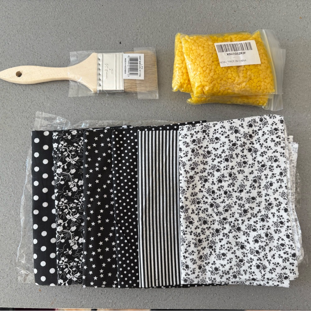 AMAZON | Beeswax and coton patchwork to make food wrap
